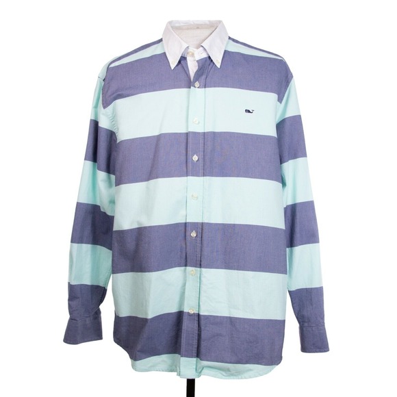 Vineyard Vines Other - Vineyard Vines Blue and White Striped Casual Button Down Shirt